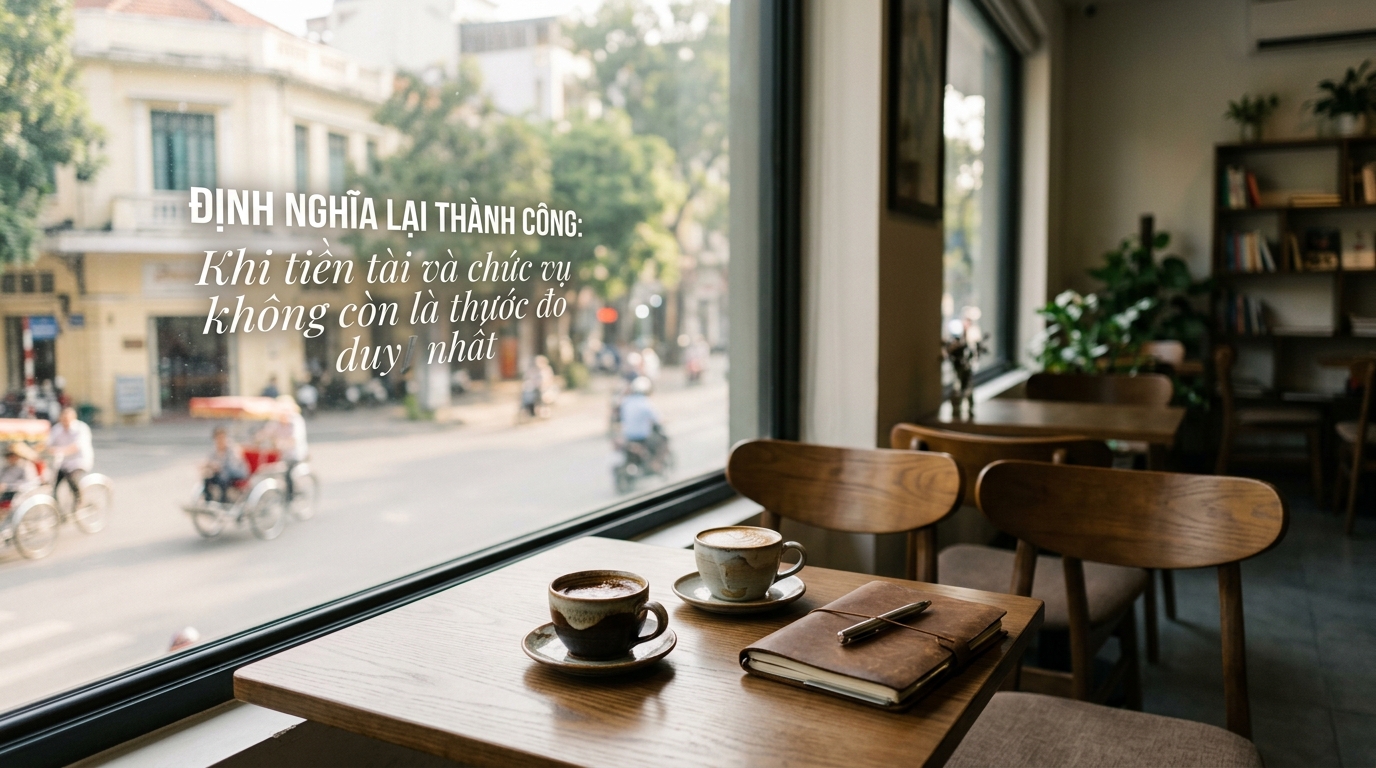 Định nghĩa lại thành công: khi tiền tài và chức vụ không còn là thước đo duy nhấ